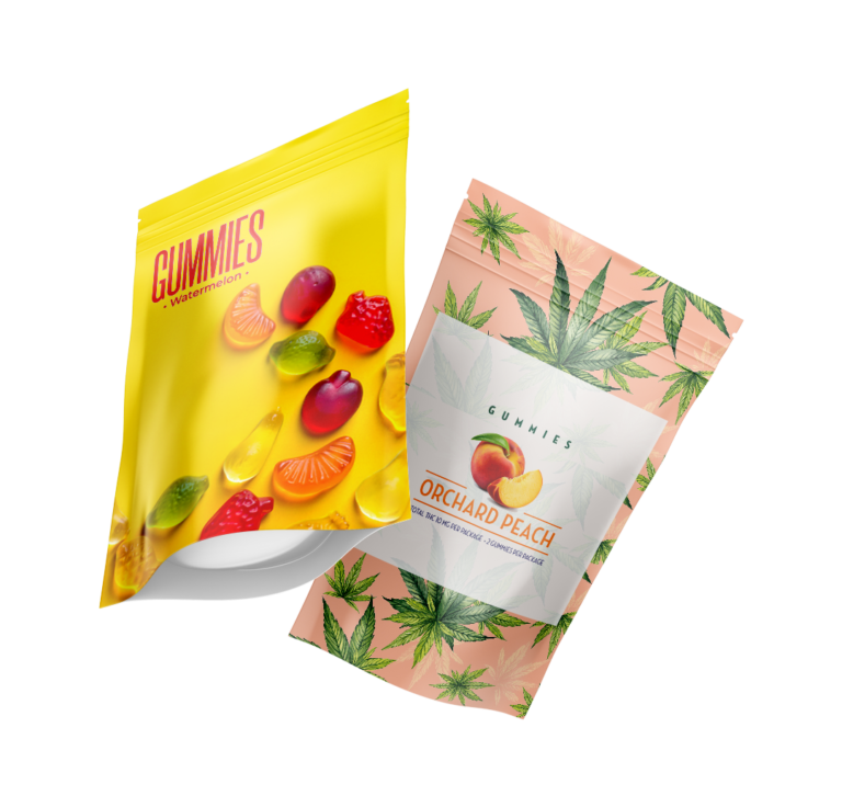 Matte Weed Baggies Custom Weed Bags Cannabis Bags with a Matte